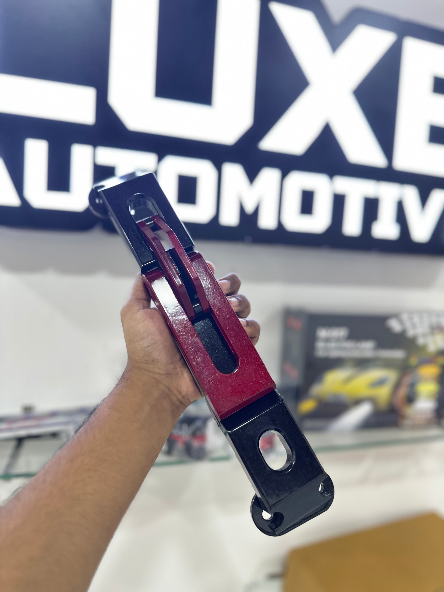 Mahindra Thar / Thar Roxx - Proman Heavy Duty Door Hinges - Red & Black (Set of 2 Door Hinges)