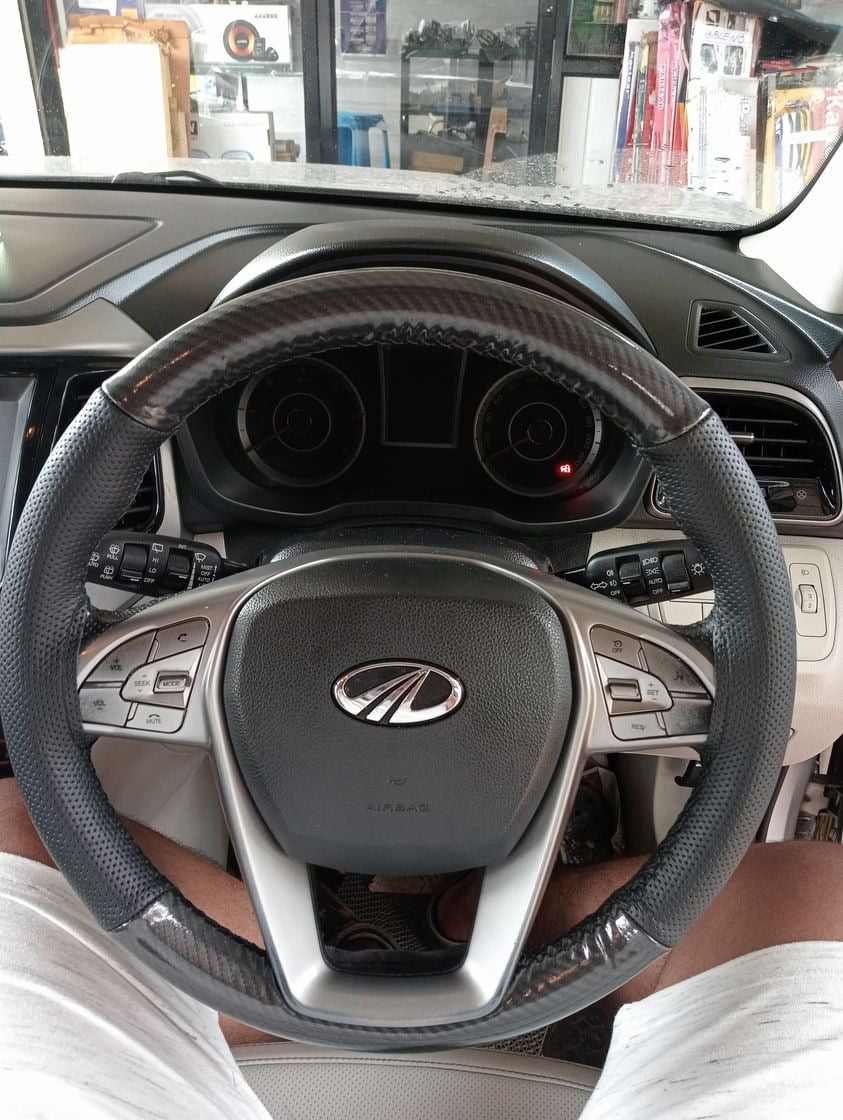 CARBON FIBRE STEERING COVER