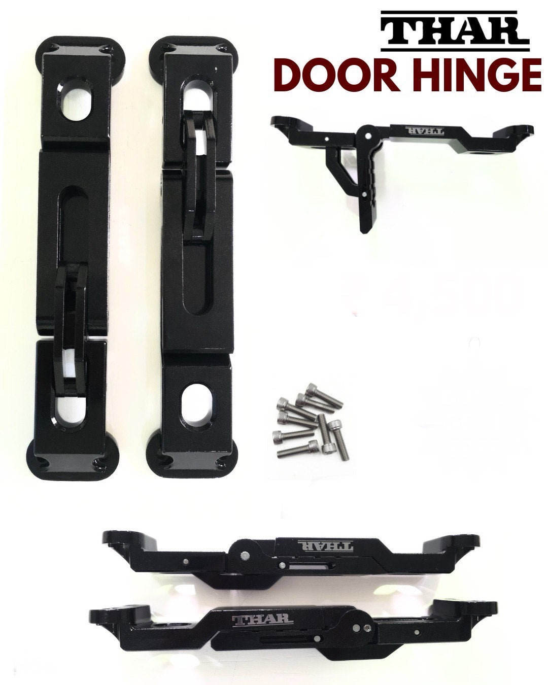 Door Step Hinge for New Mahindra Thar 2020-2024 (Set of 2 Pcs)