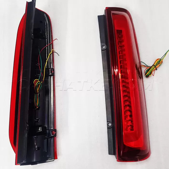 LED Pillar Light for Mahindra Scorpio Classic 2022 Onwards - Red & Smoke Glass