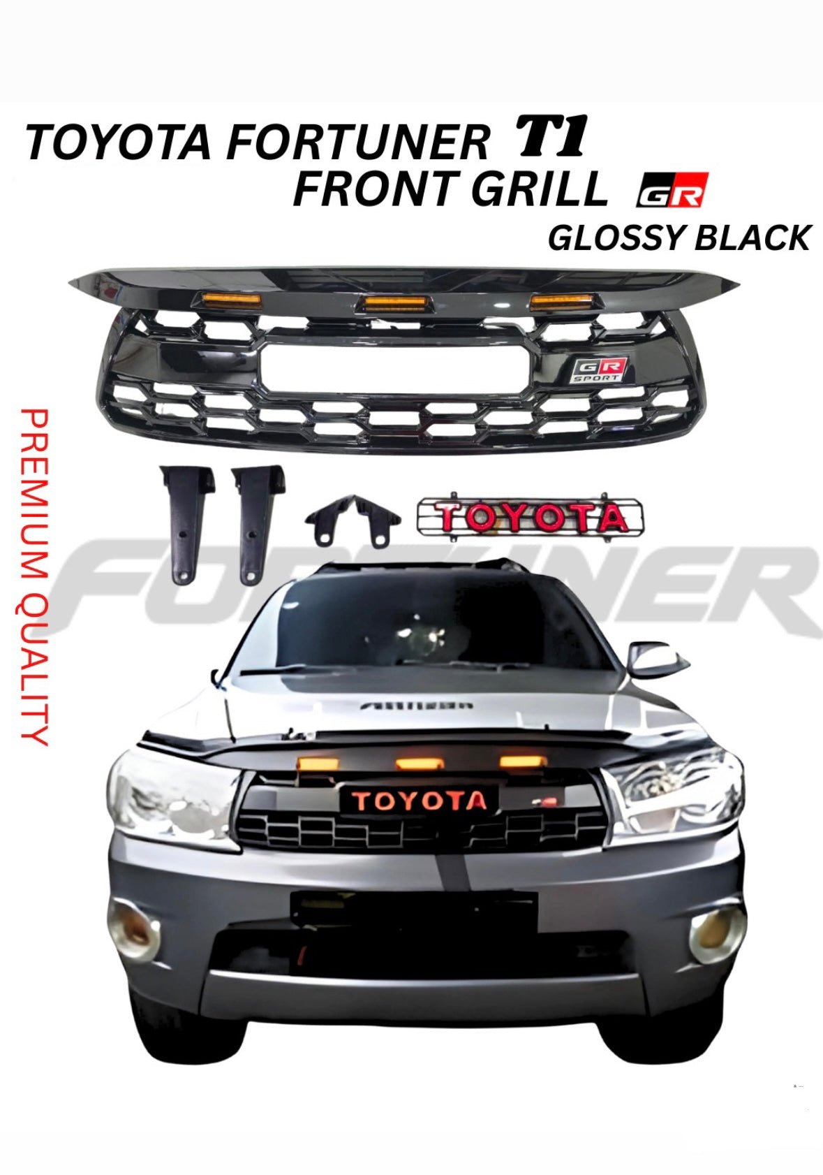 TOYOTA FORTUNER (2004-2011) TYPE 1 GR GRILL