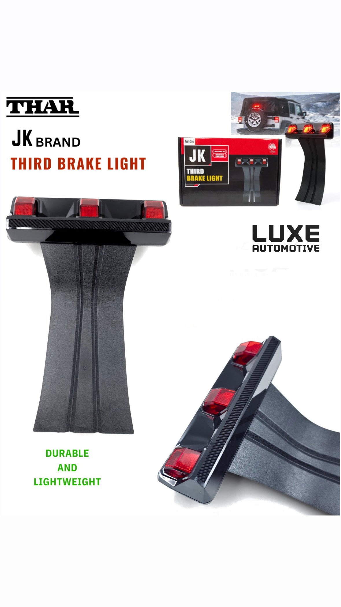 THIRD BRAKE LIGHT FOR MAHINDRA THAR