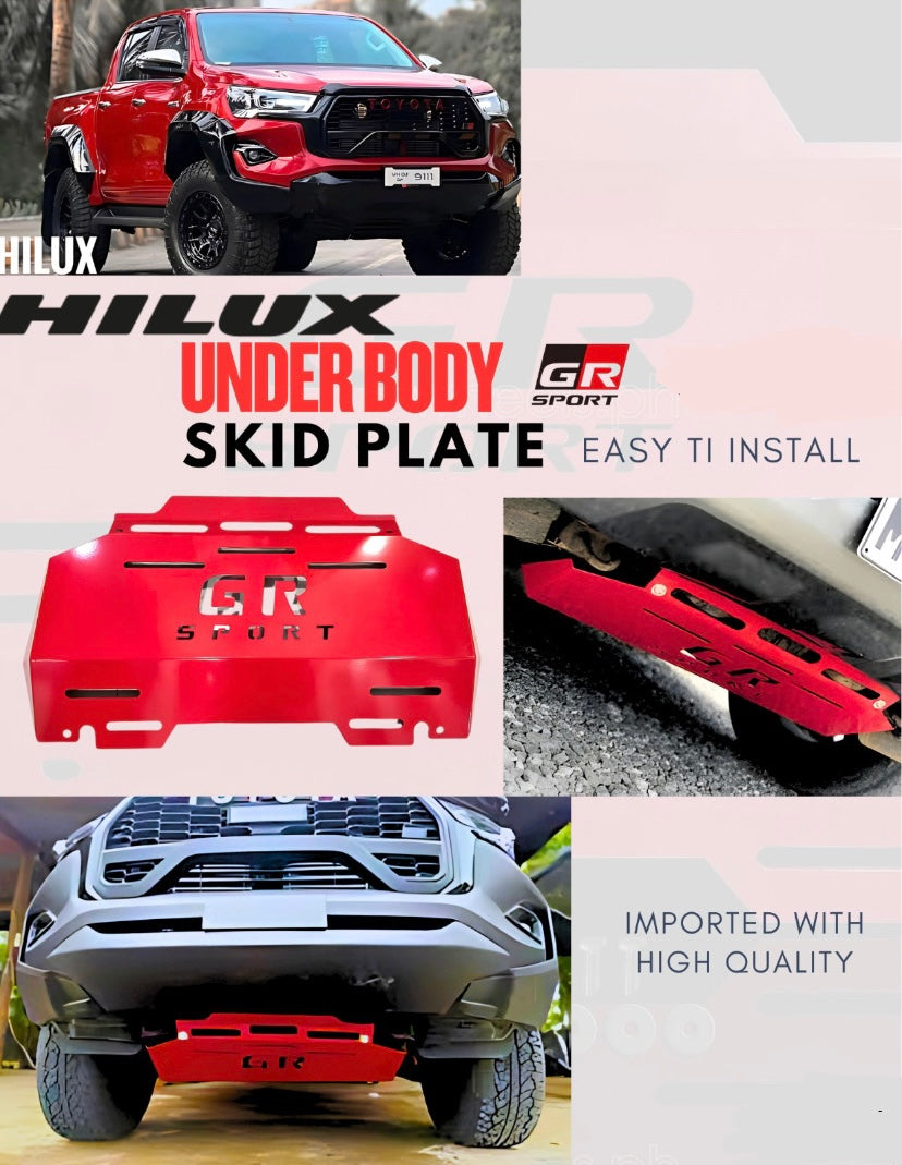 TOYOTA GR UNDERBODY SKID PLATE SET FOR TOYOTA HILUX
