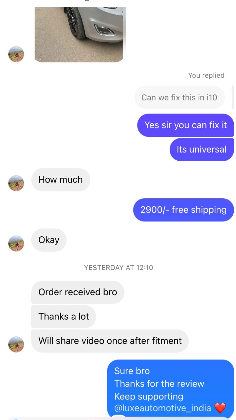 zCUSTOMER FEEDBACK - SCROLL DOWN