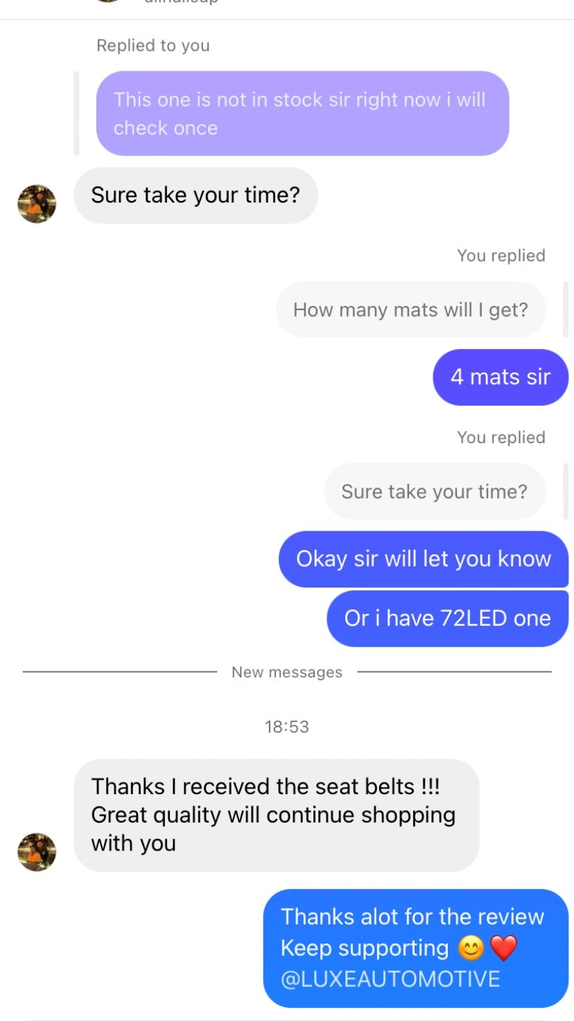 zCUSTOMER FEEDBACK - SCROLL DOWN