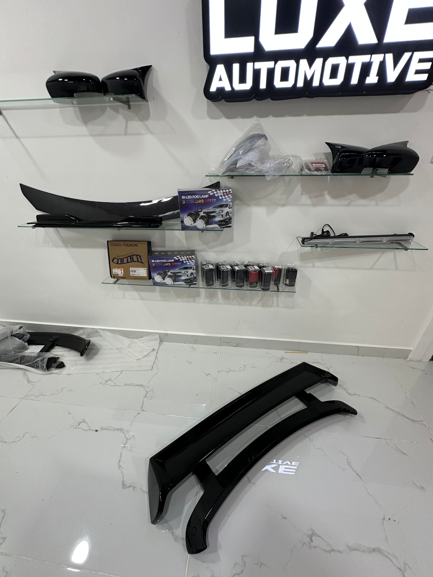 ABS MONSTER Roof Spoiler for Maruti Suzuki Swift 2018+, Color - MATTE BLACK, Drilling Required