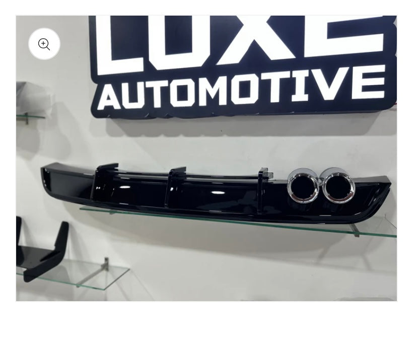 Baleno/Glanza Aftermarket Diffuser With Show Tips | Black