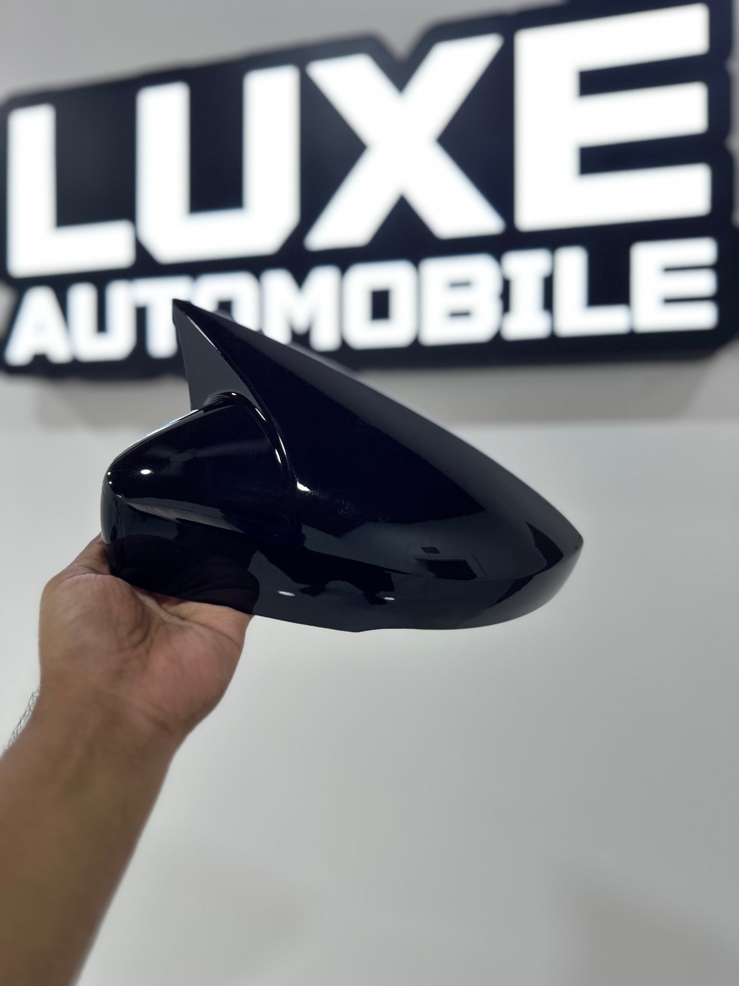 Batman-Style Mirror Covers For Polo, Vento, Ameo And Rapid (Inbuilt Indicator Mirrors Only)
