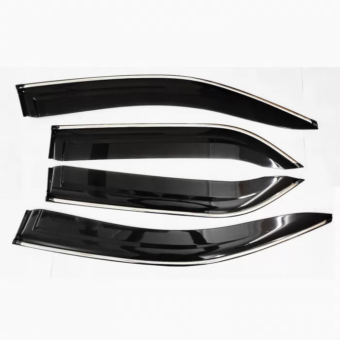 Chrome Line Door Visor for Toyota Fortuner 2009-2015