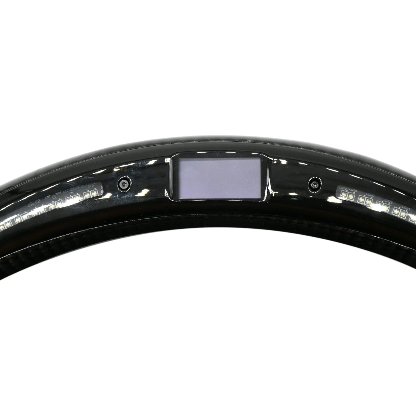 Toyota Fortuner / Crysta / Hilux Real Carbon Fibre steering wheel with LED alcantara