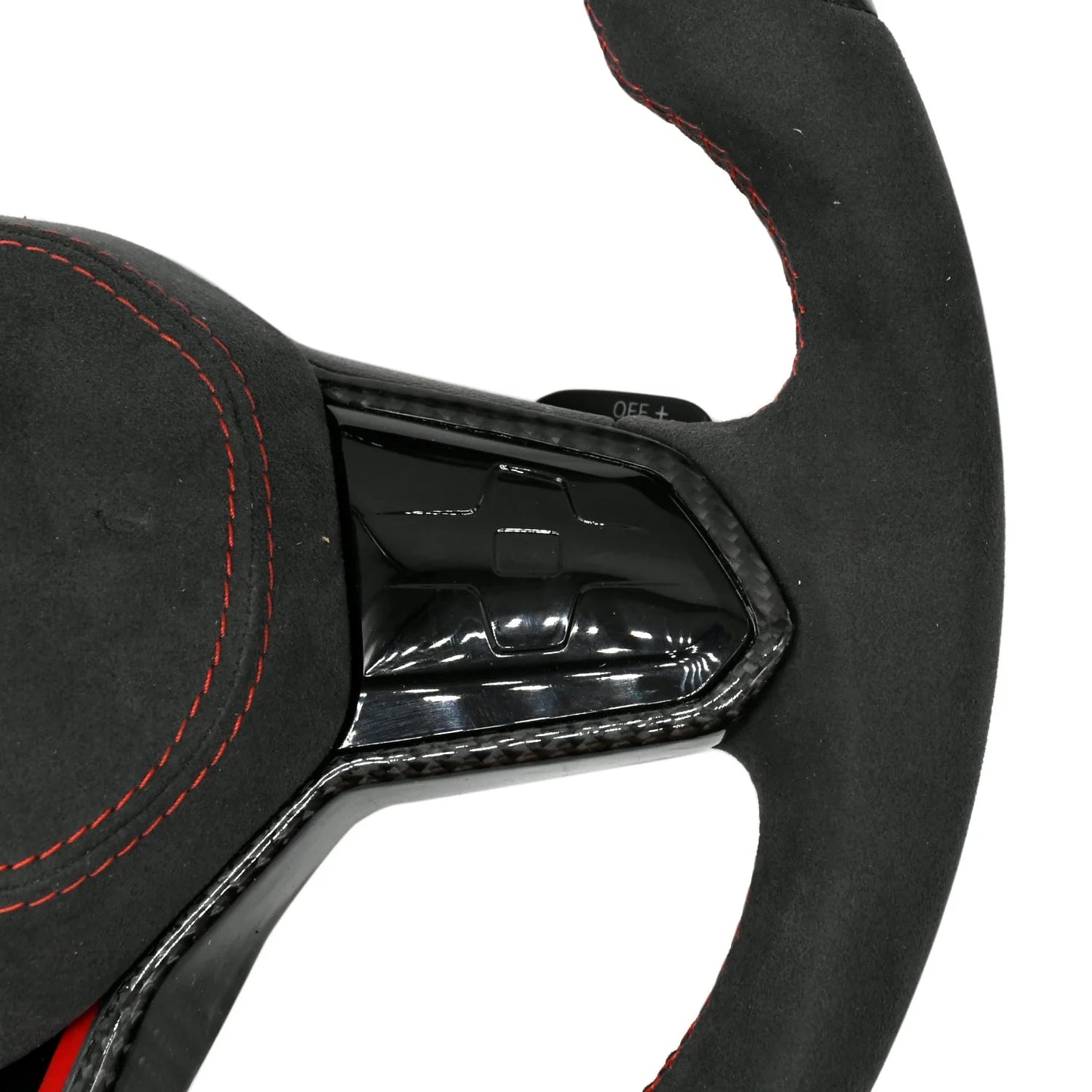 Volkswagen Polo LED Alcantara Steering Wheel for 2014-2023