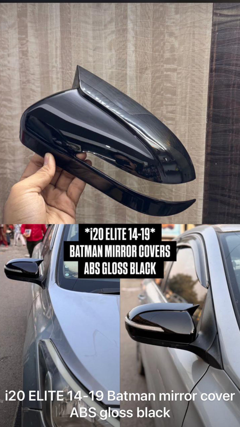I20 Elite 2014-19 BATMAN MIRROR CAPS