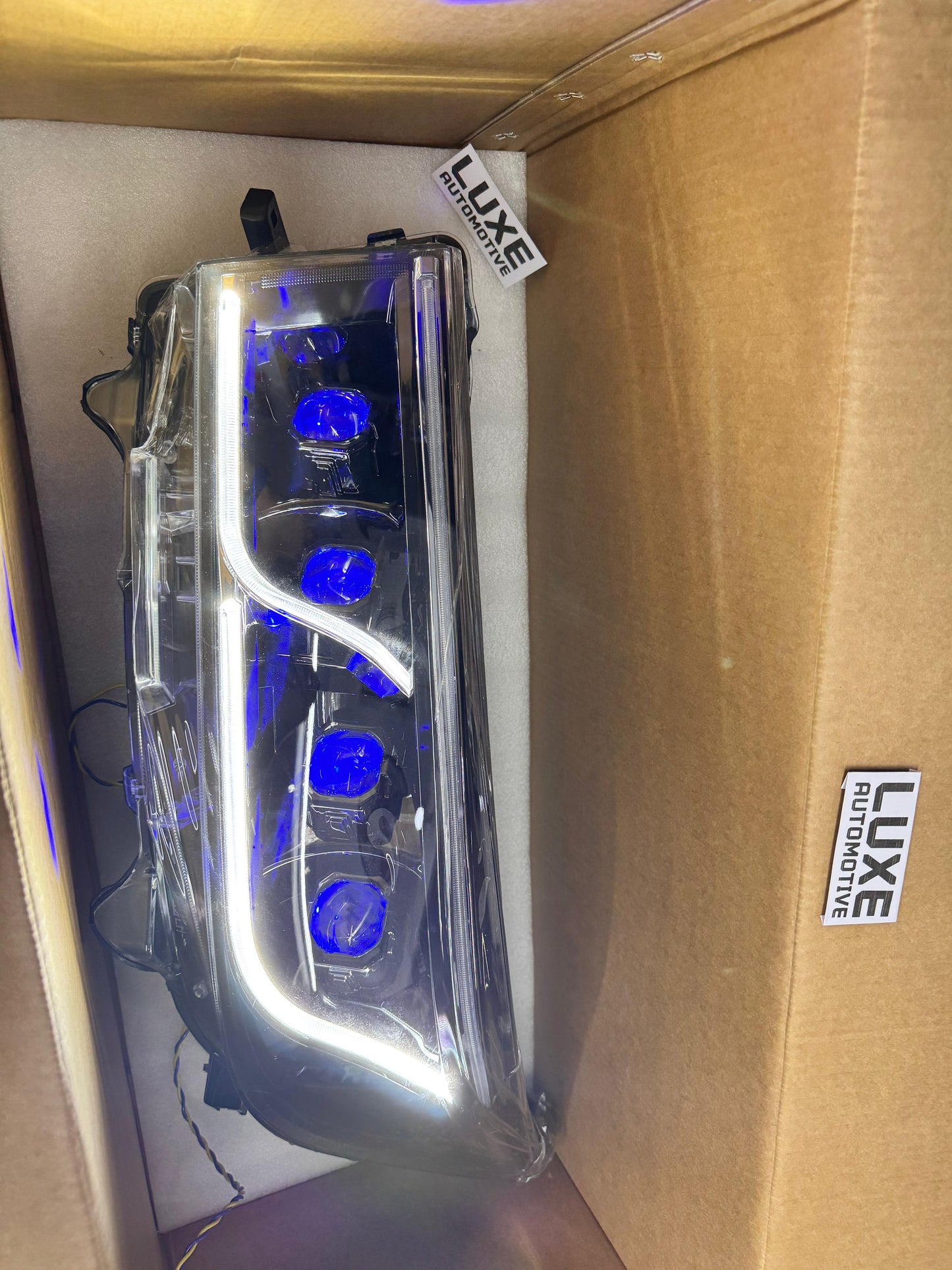 Innova Crysta LED Headlight Aftermarket premium part direct plug and play 2016-23
models Dynamic DRL