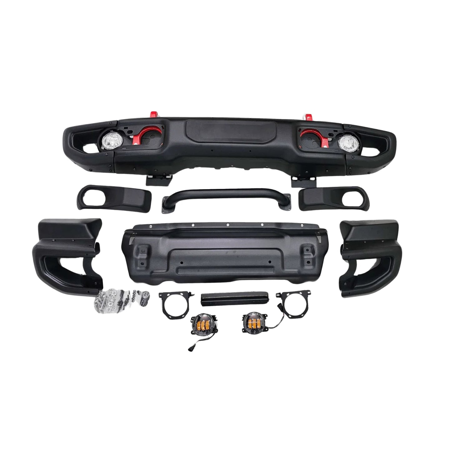 RUBICON BUMPER WITH ADDON – WINCH COVER, BULLBAR SPACECOVER & FR UNDERBODY FOR MAHINDRA THAR