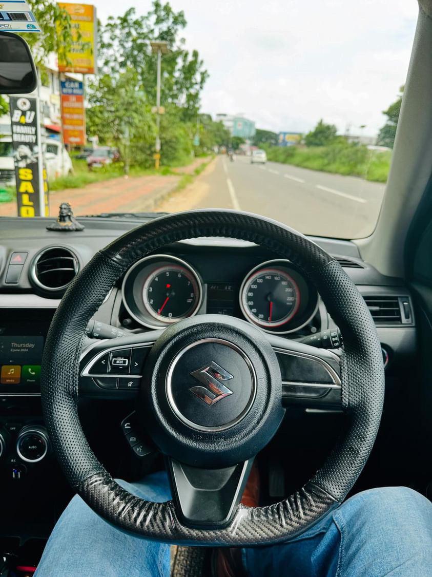 CARBON FIBRE STEERING COVER
