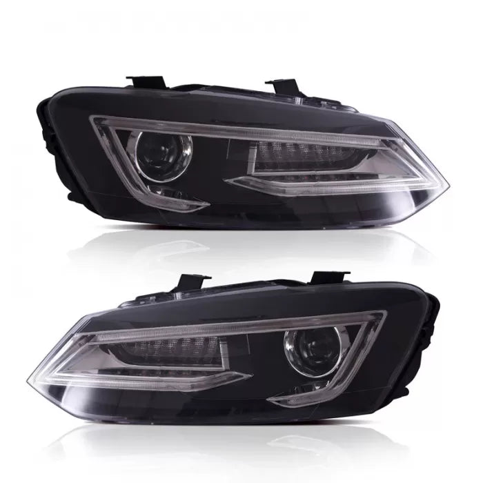 Volkswagen Polo Modified Headlight with Drl and Projector Lamp (Set of 2Pcs)