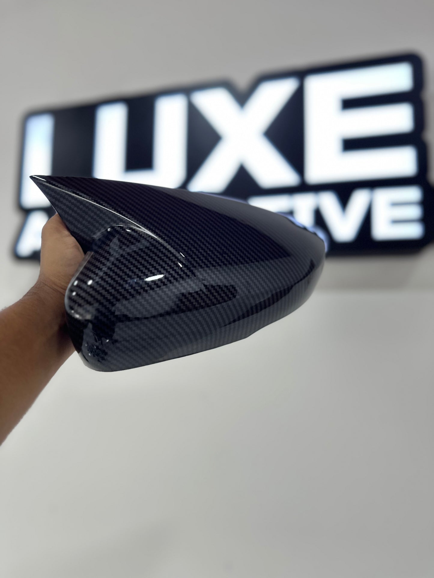 Batman-Style Mirror Covers For Polo, Vento, Ameo And Rapid (Inbuilt Indicator Mirrors Only)