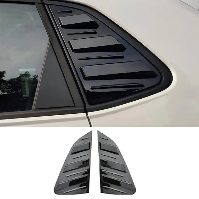 1) Rear Window Louvers Cover For Volkswagen Polo 2009 Onwards