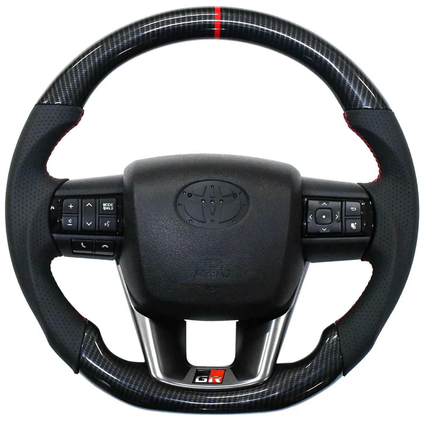 Toyota Fortuner / Crysta / Hilux Steering Wheel Copy Carbon