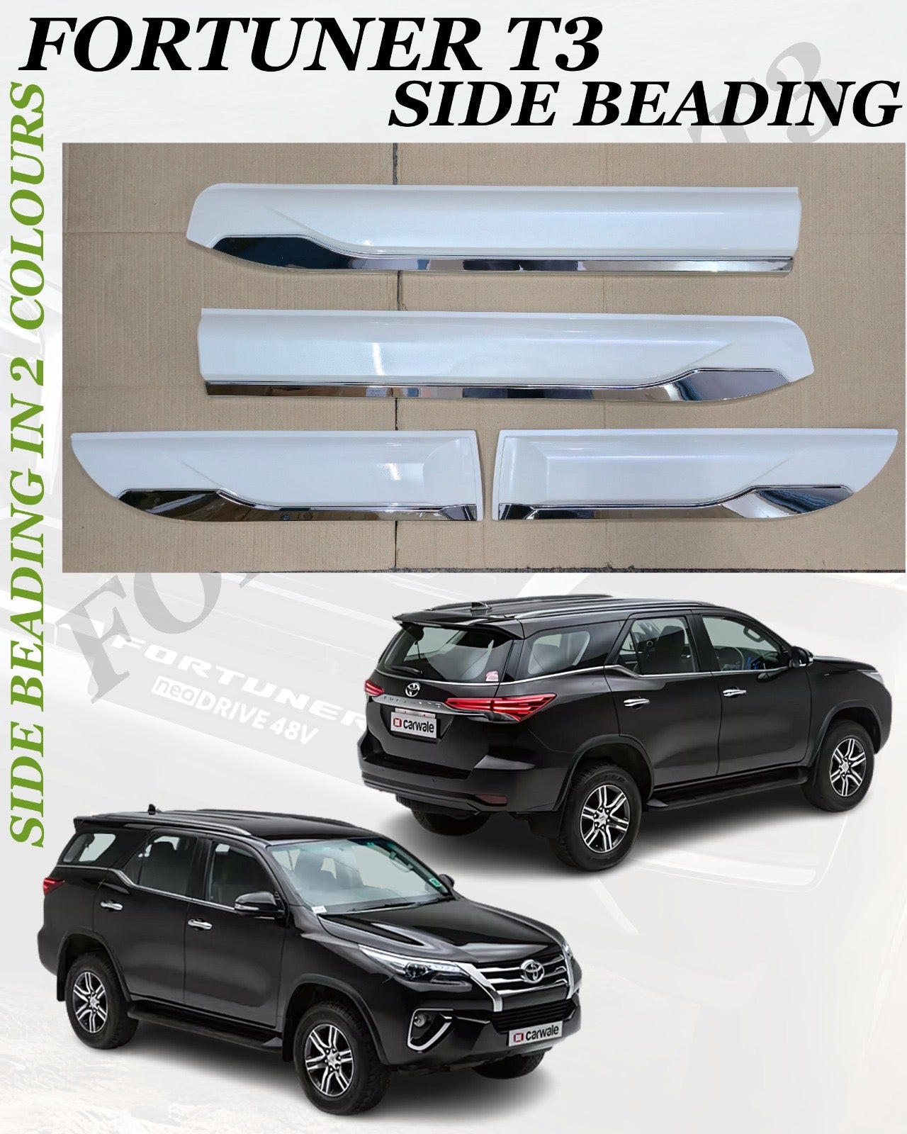 Toyota Fortuner Type 3 Side Cladding