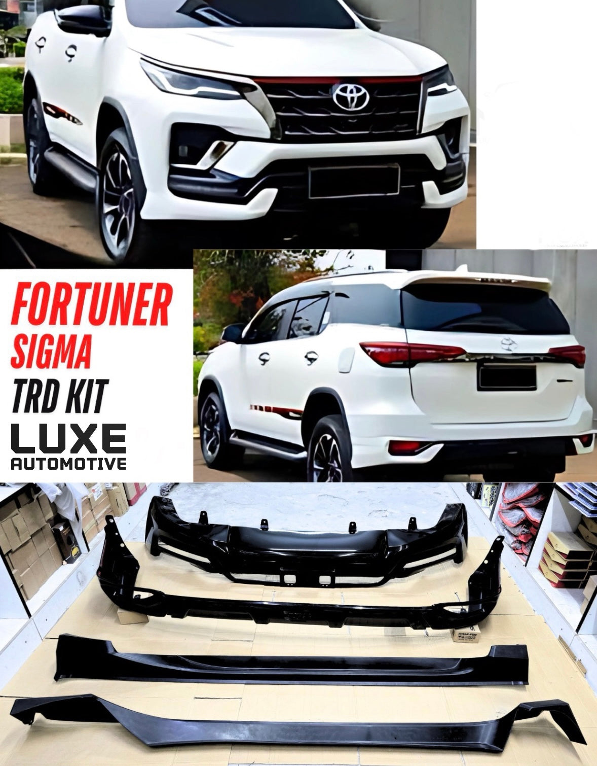 TRD KIT FOR TOYOTA FORTUNER TYPE 3 & TYPE 4