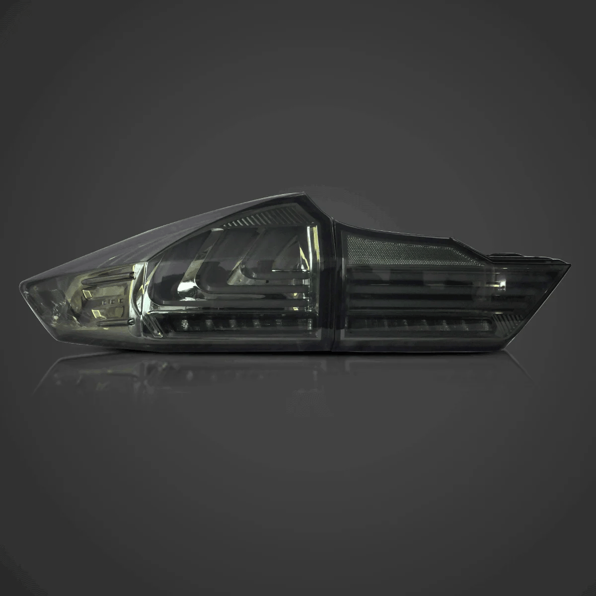 14-17 Honda City 6th Gen , Pre-Facelift Sedan Vland II LED Tail Lights With Sequential Turn Signal