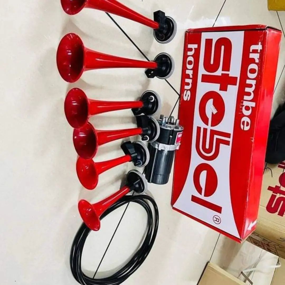 Stebel 6 Pipe Air Horn for truck,bus, car & Heavy vehicle.