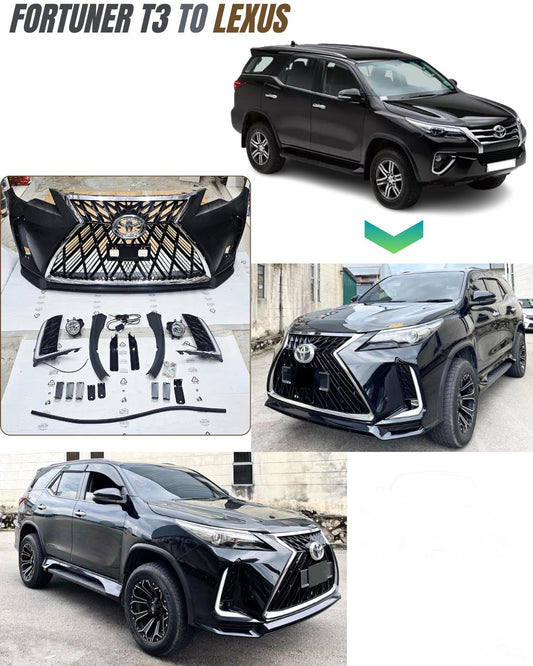 Toyota Fortuner Type 3 2017-20 Upgrade To Lexus Style Bodykit