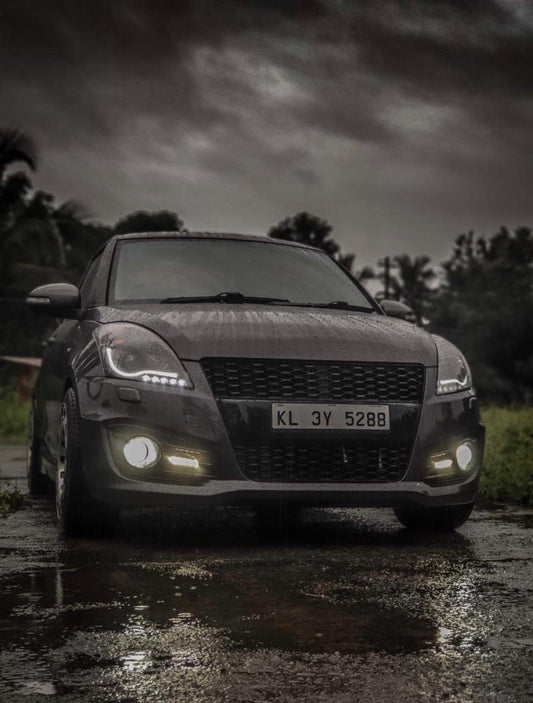 Maruti Suzuki Swift 2014-2018 Modified Headlight with Drl and Projector Lamp Set of 2Pcs. (Set of 2Pcs.)