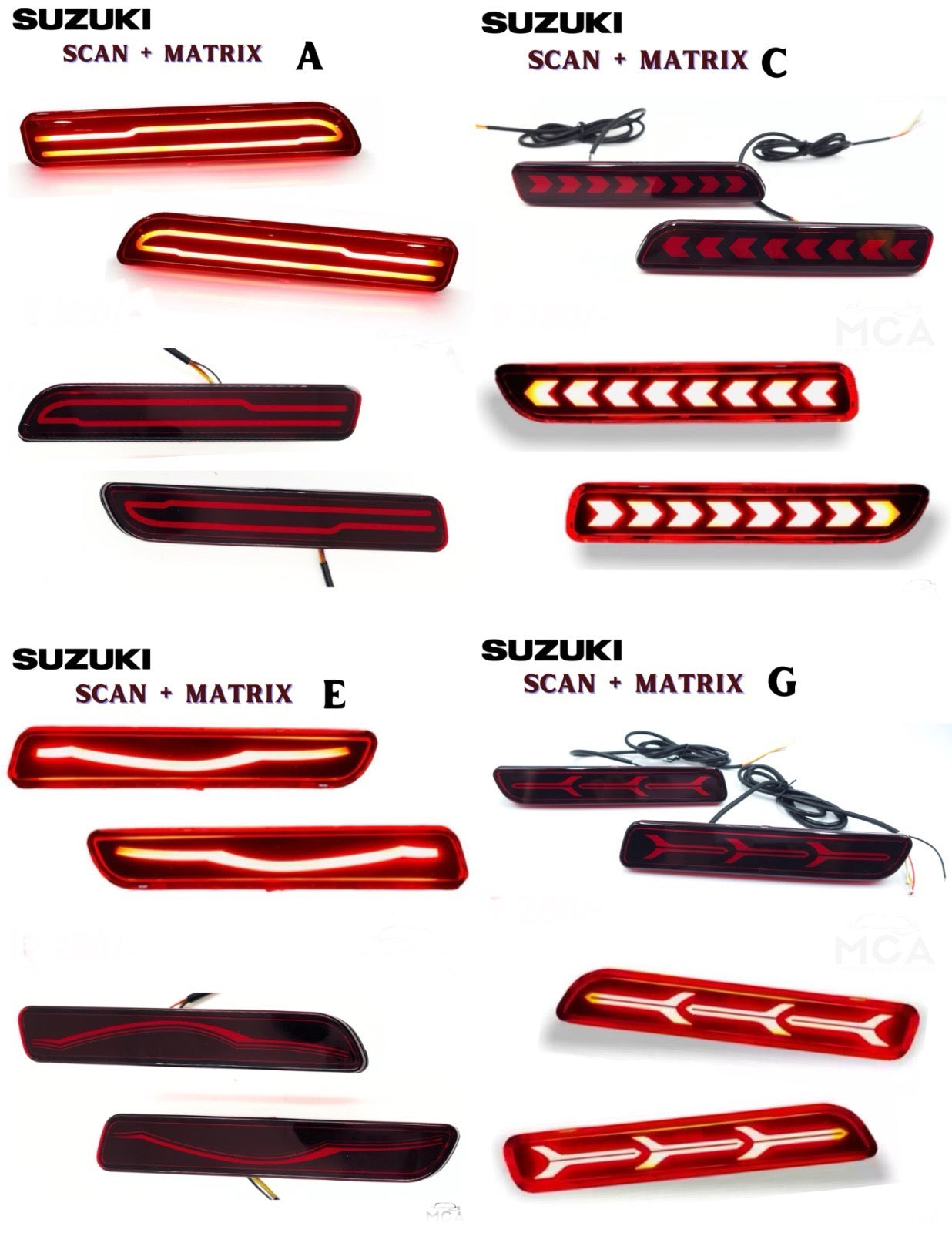 Rear Reflector Available for All Cars Matrix Function