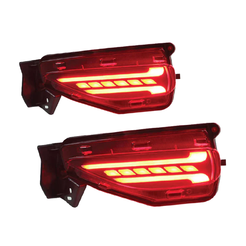 1) Toyota Fortuner KMH Rear Bumper Reflector for