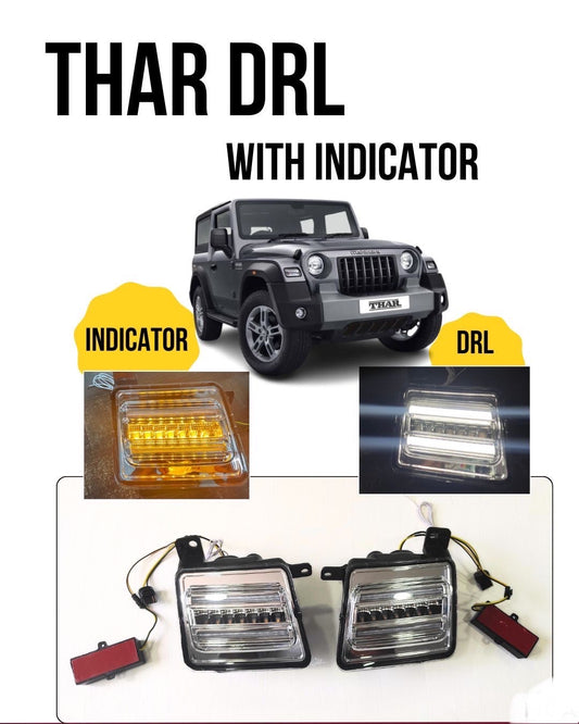 Front LED DRL for Mahindra Thar