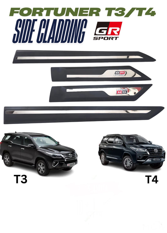 FORTUNER GR SPORT SIDE CLADDING | SET OF 4 PIECES