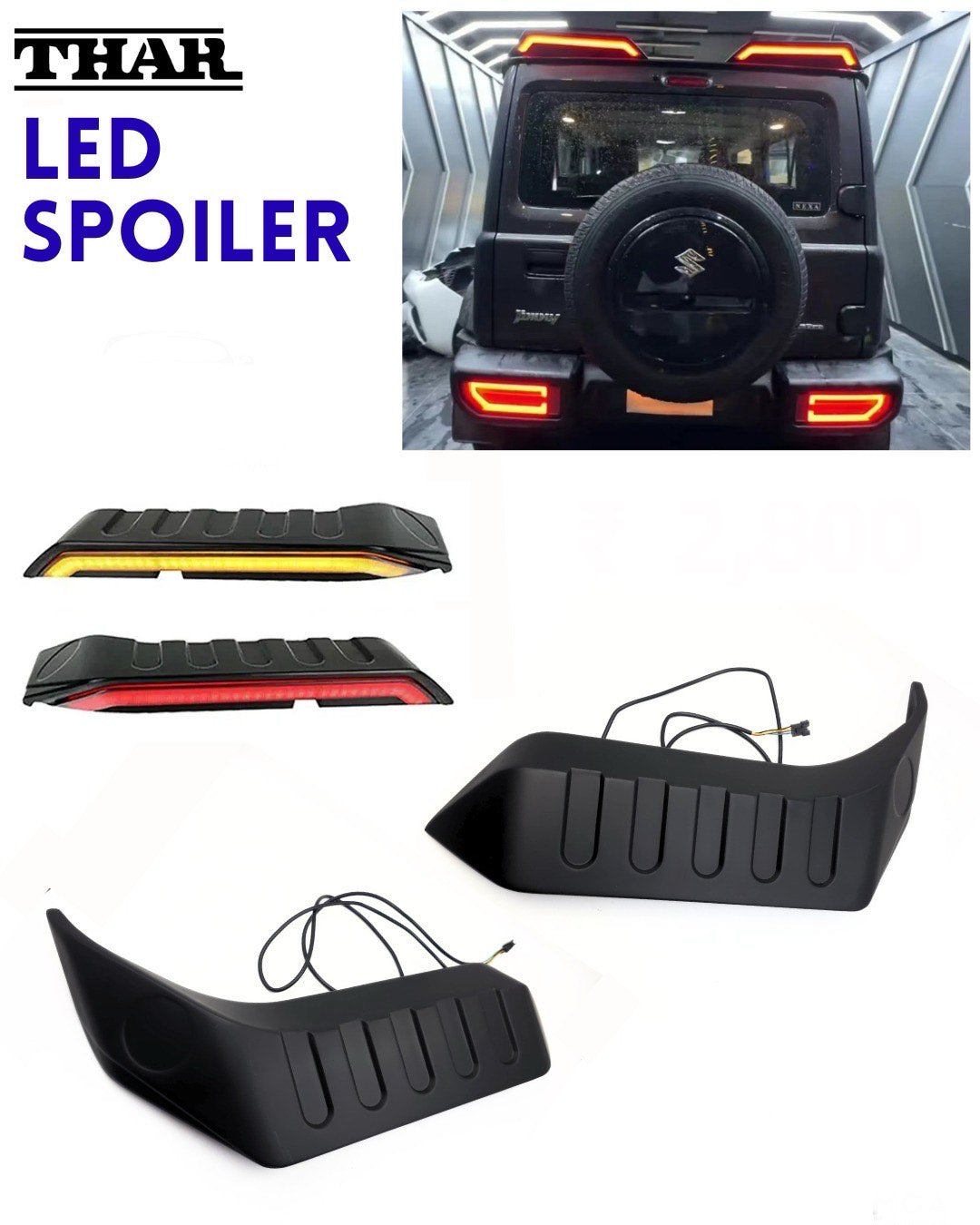 Thar Front Roof LED Spoiler