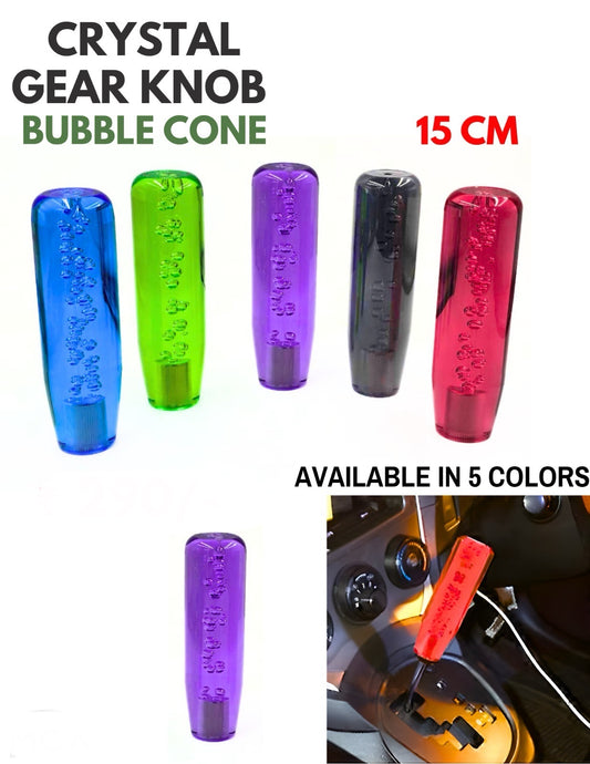 LED Crystal Bubble Gear Shift Knob | Clear Effect
