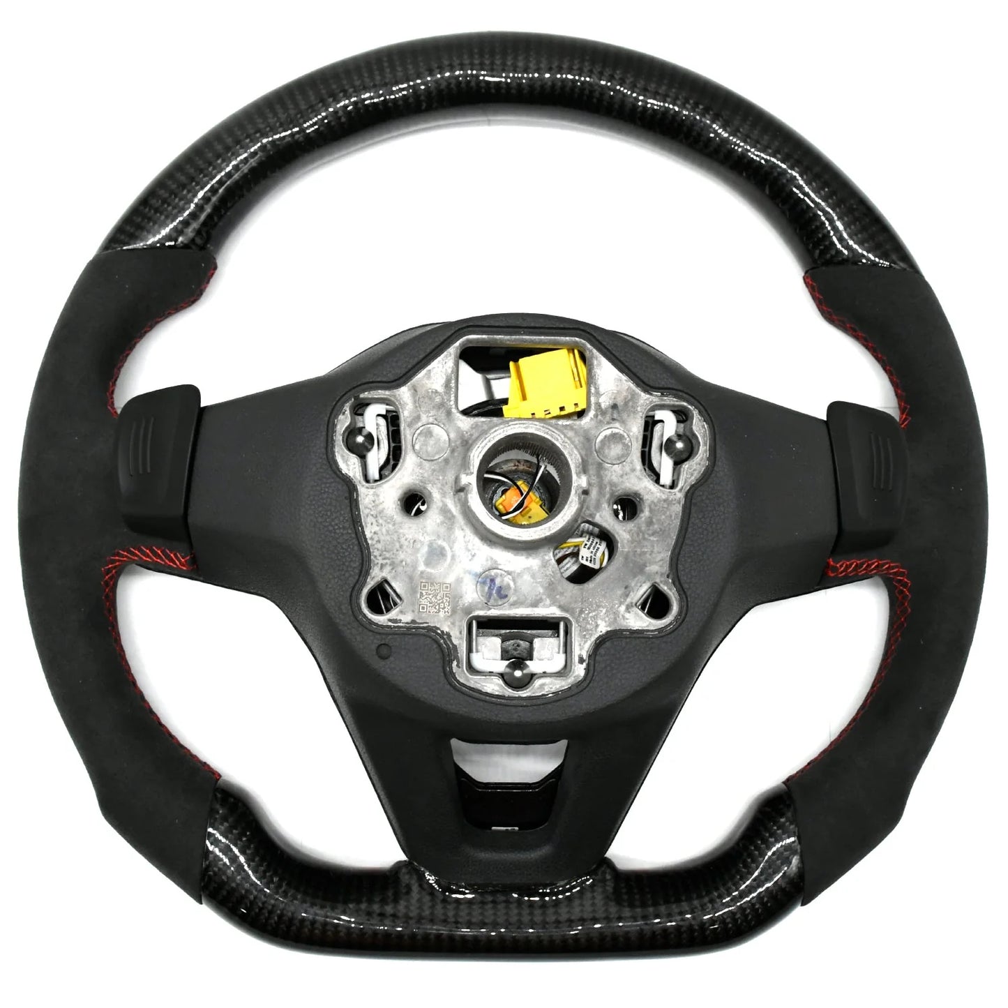 Volkswagen Polo LED Alcantara Steering Wheel for 2014-2023