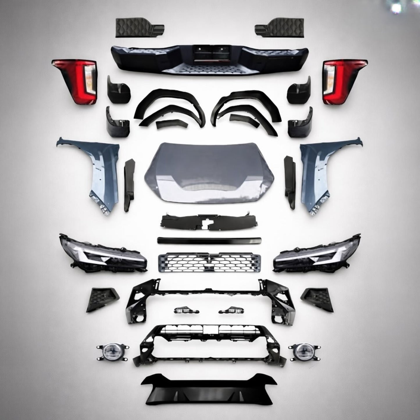 Toyota 2016-2025 Fortuner & Hilux Upgrade to 2026 Travo Front Body Kit