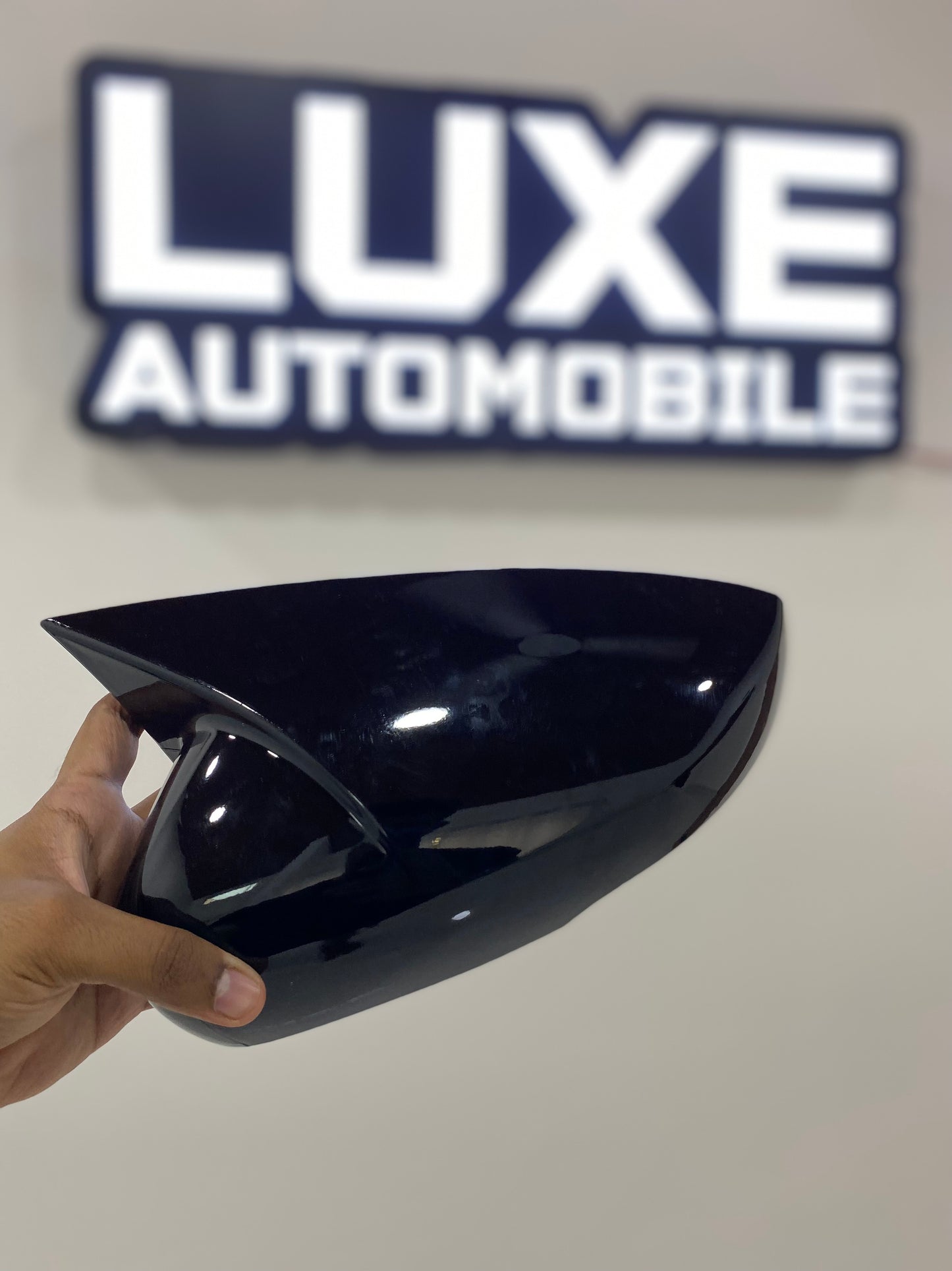 Batman-Style Mirror Covers For Polo, Vento, Ameo And Rapid (Inbuilt Indicator Mirrors Only)