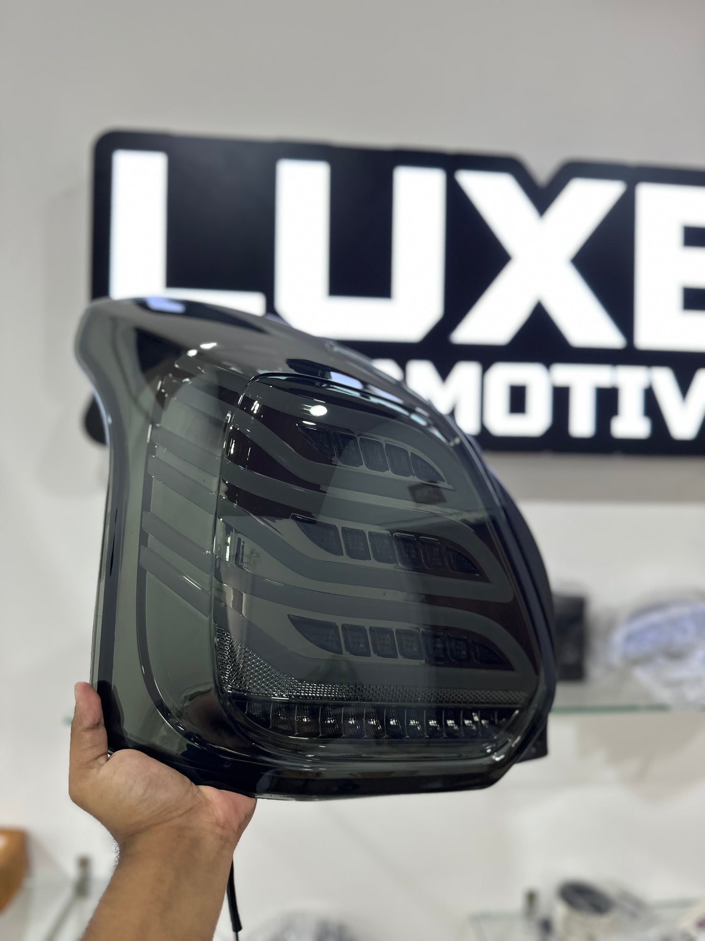 Maruti Suzuki Swift 2018 Onwards Modified LED Tail lights - Mercedes Design