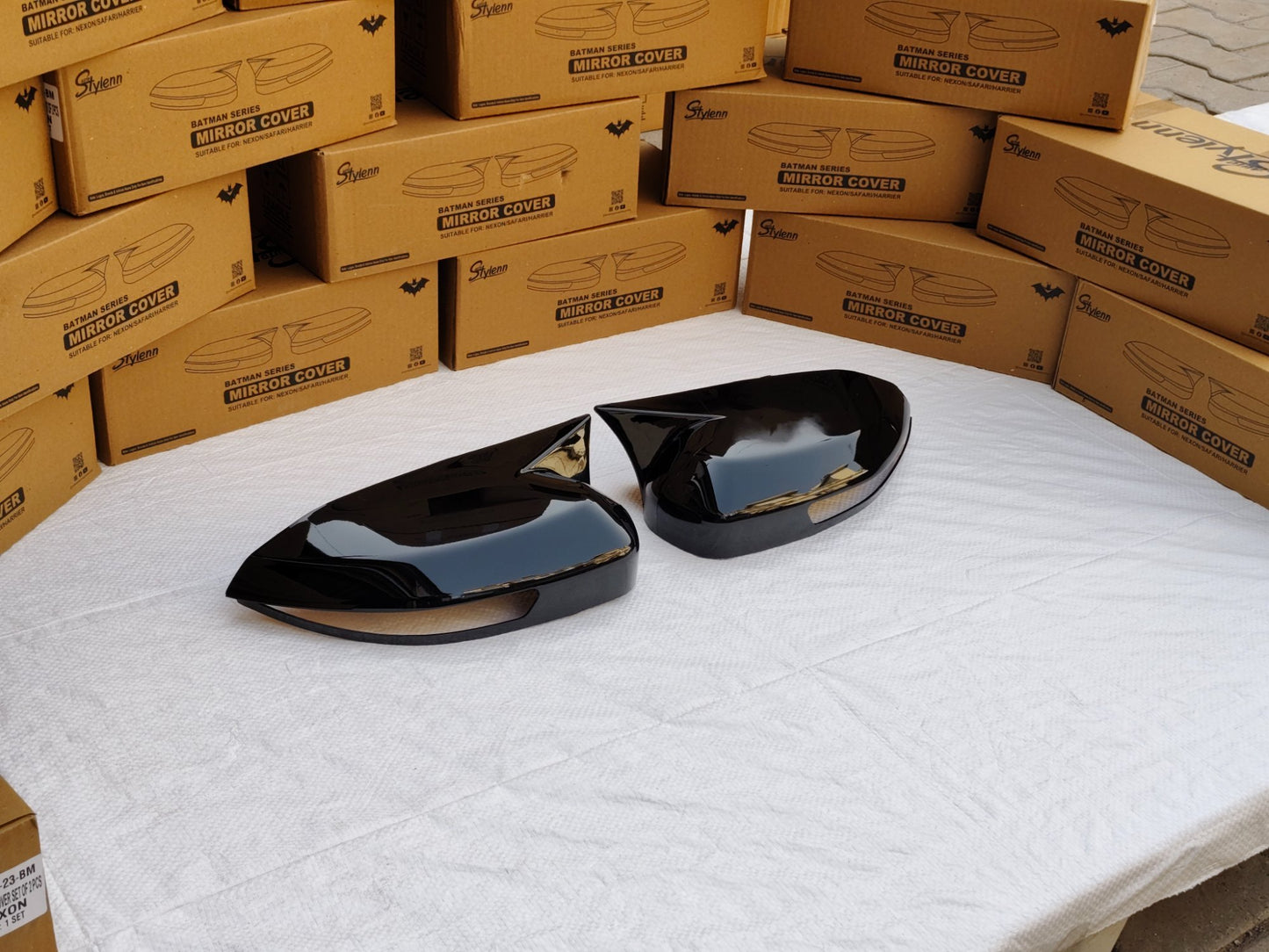 Batman Mirror Caps for TATA Nexon , Safari , Harrier