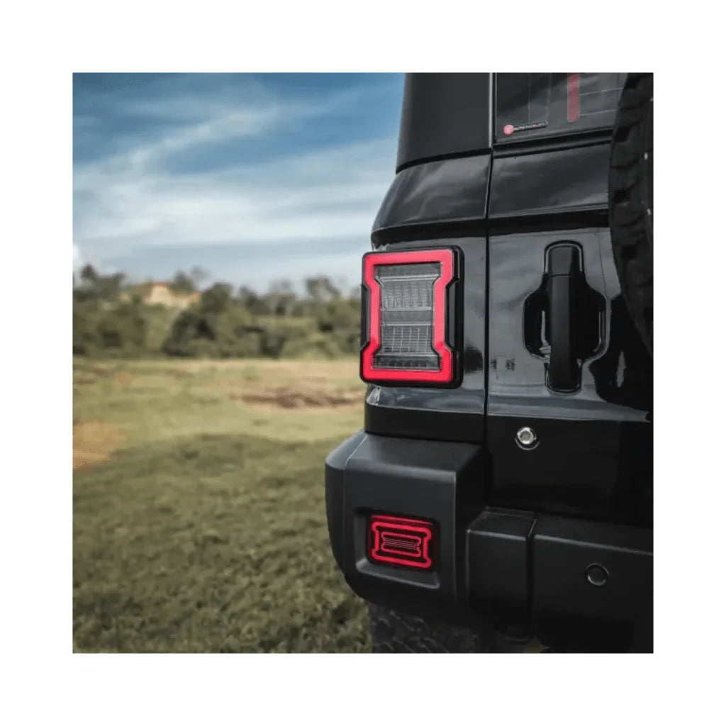 NEW WRANGLER STYLE LED TAIL LIGHTS FOR MAHINDRA THAR