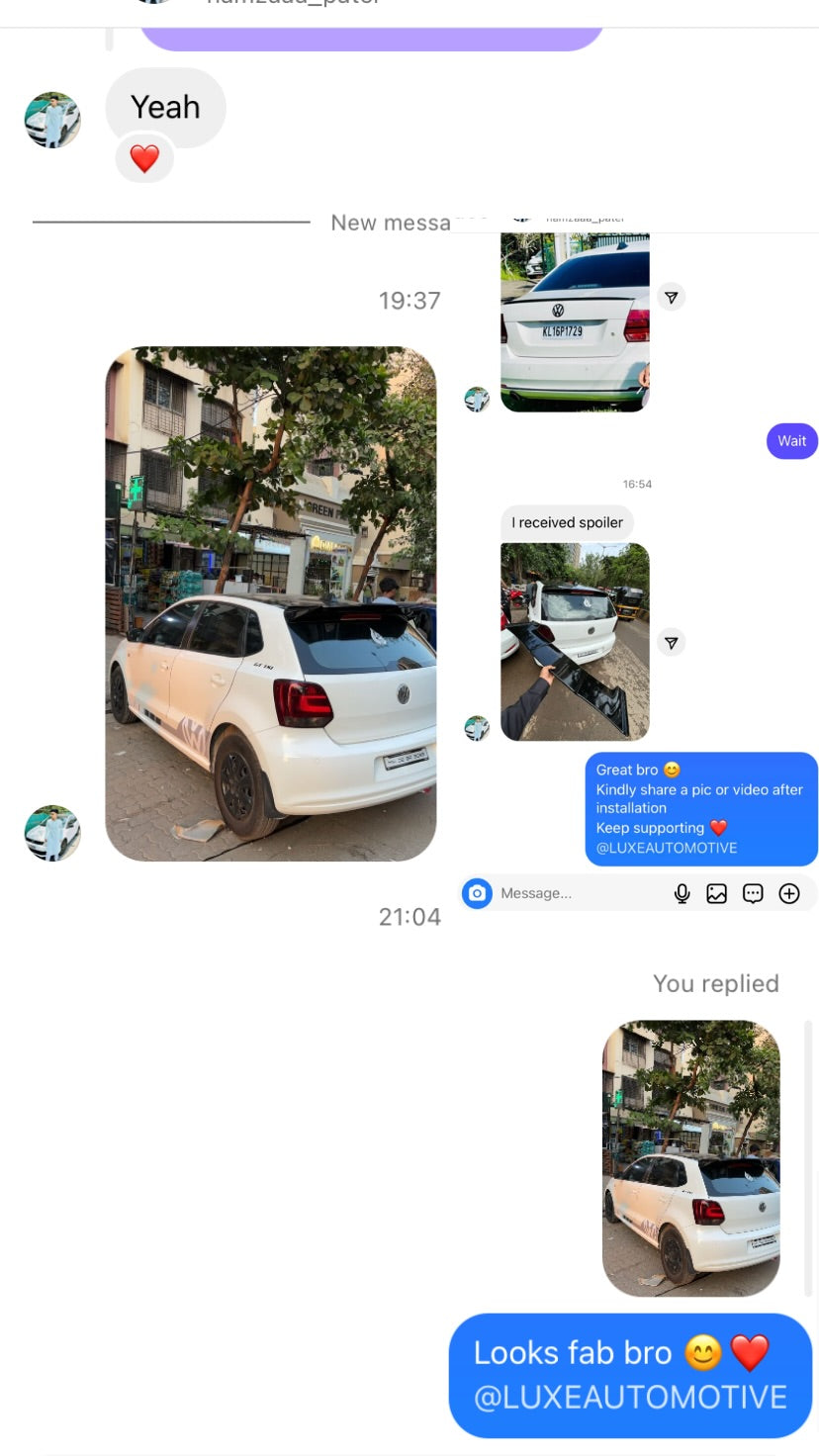 zCUSTOMER FEEDBACK - SCROLL DOWN