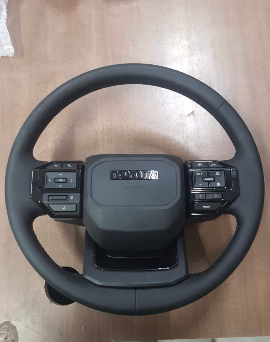 Toyota Land Cruiser LC-250 Piano Steering Wheel | Premium Gloss Black Finish