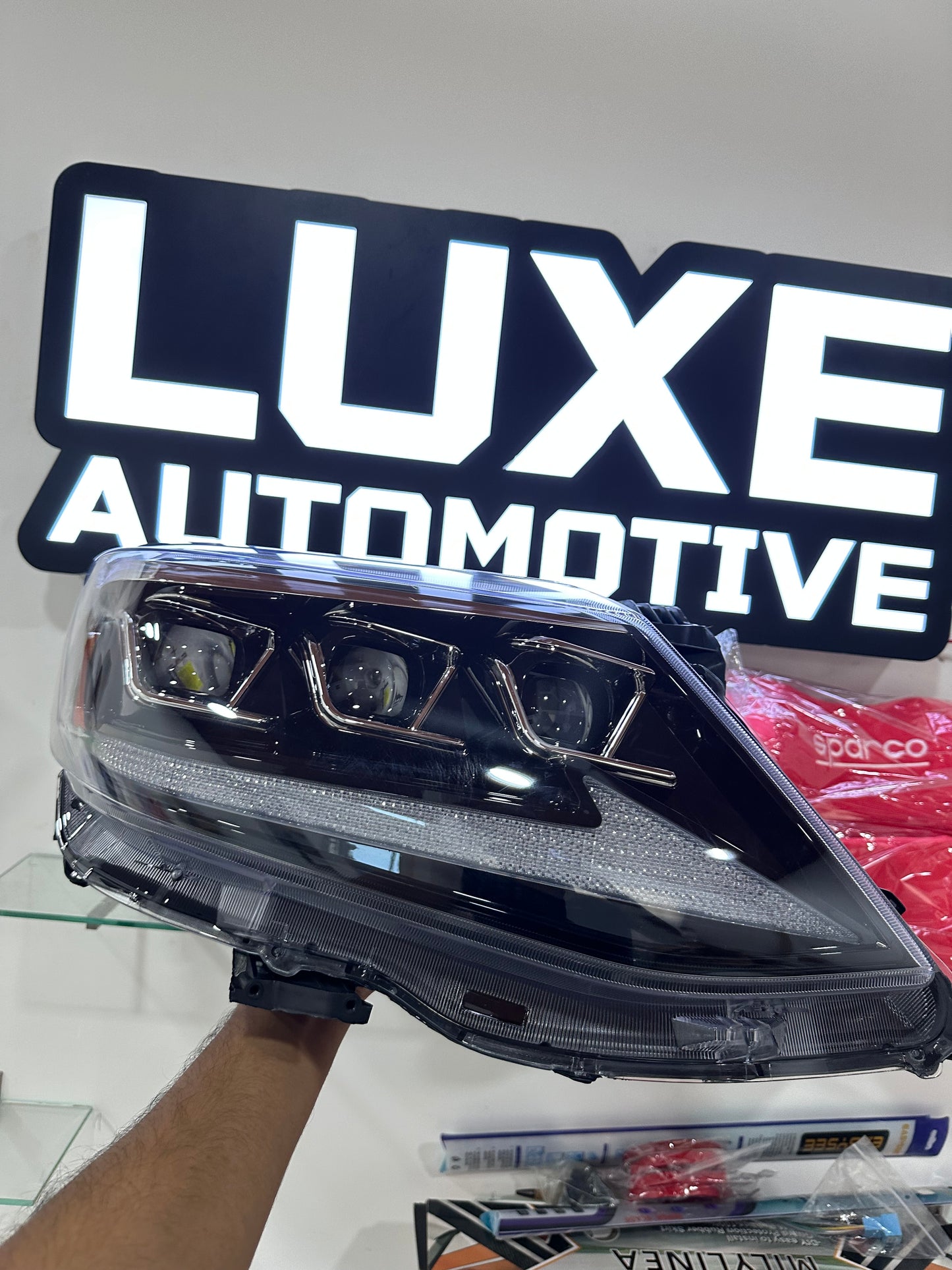 1) LEXUS TYPE HEADLIGHT FOR FORTUNER 2012