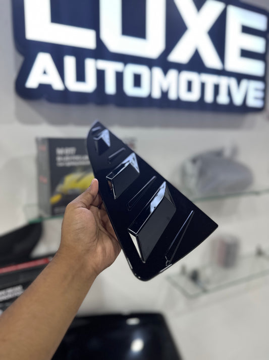 1) Rear Window Louvers Cover For Volkswagen Polo 2009 Onwards