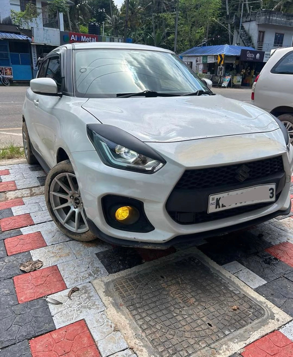 1) Eyelids for SWIFT (2018-23) | ABS material in Glossy Black