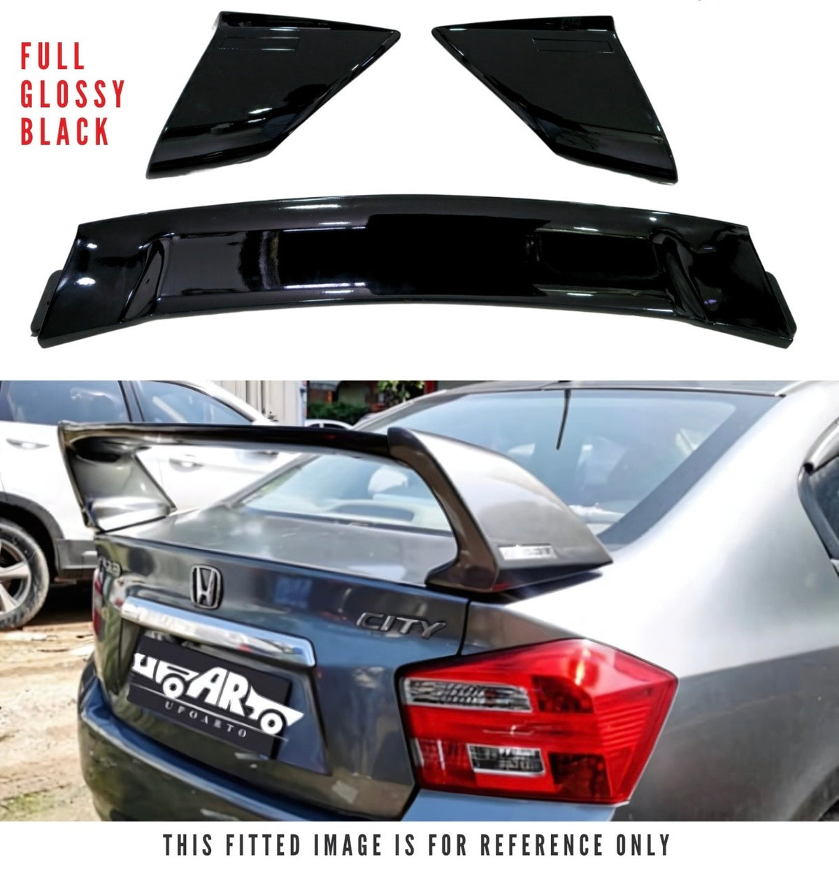 Fd2 Rear Spoiler HONDA CITY 2009-2015 FD2 STYLE REAR SPOILER – LUXE AUTOMOTIVE