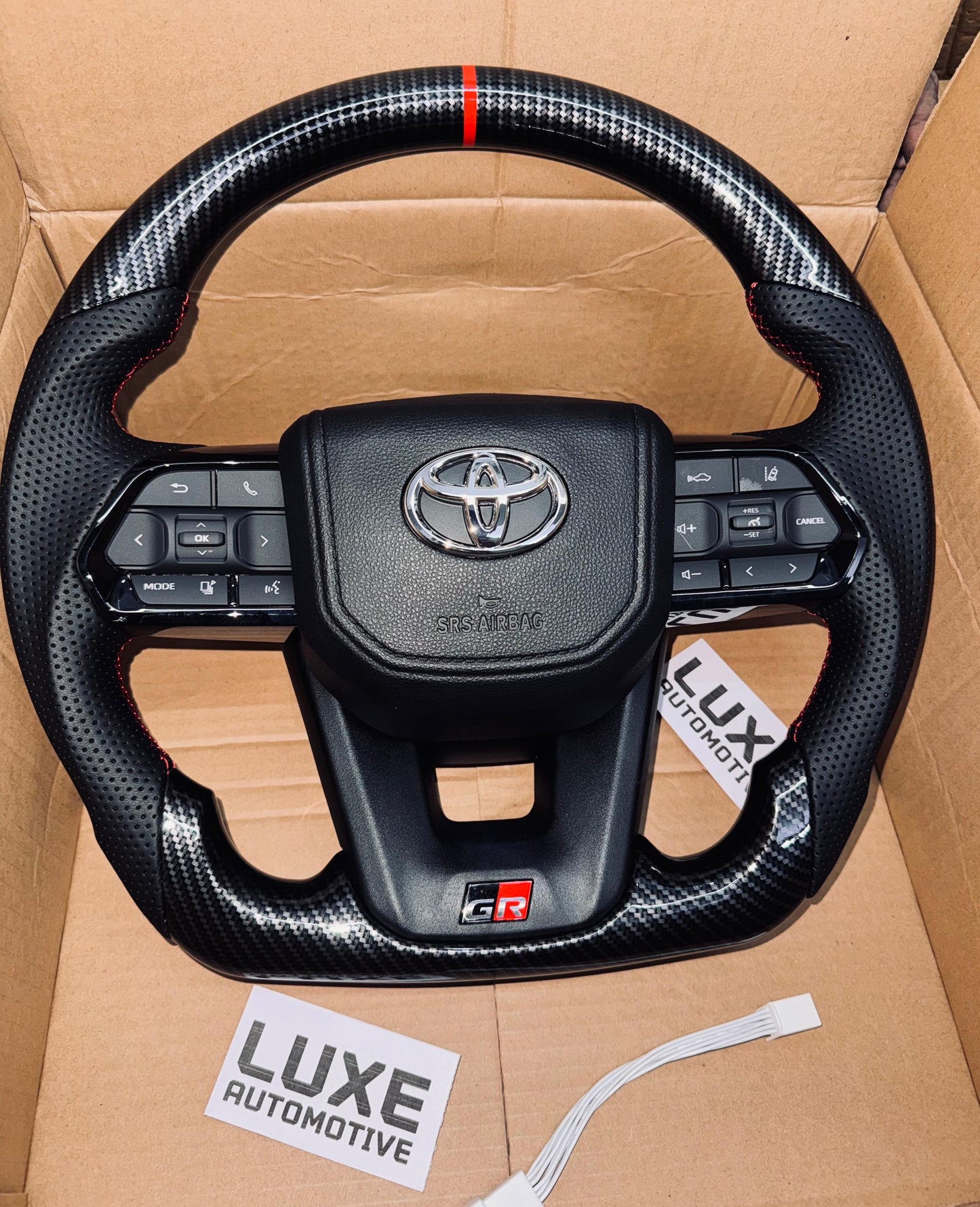 TOYOTA LC300 GR STEERING WHEEL WITHOUT PADDLE SHIFTERS