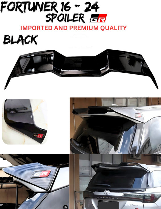 TOYOTA FORTUNER 2016 ONWARDS GR SPOILER | GLOSSY BLACK