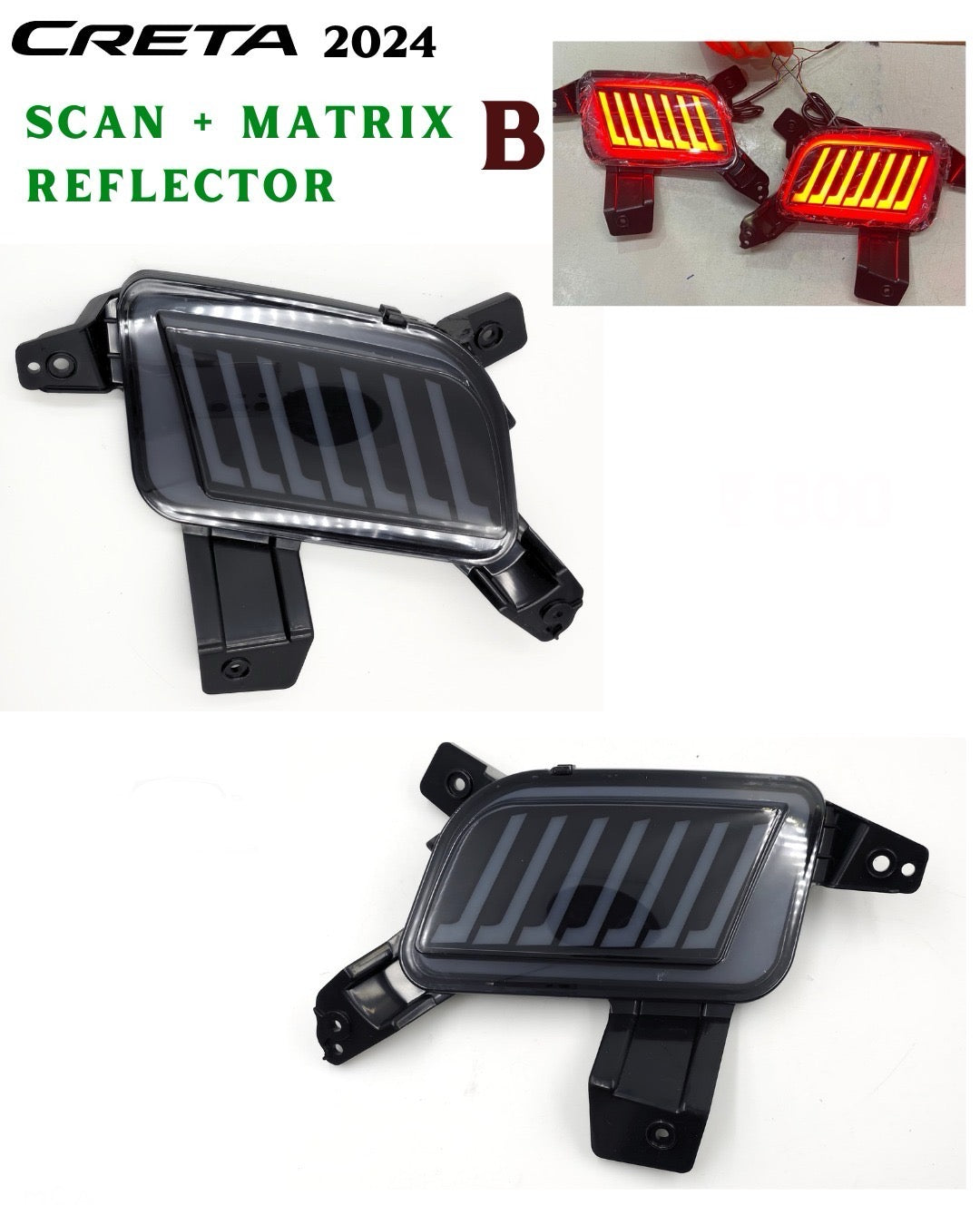 Hyundai Creta (2024) LED Bumper Reflector Lights